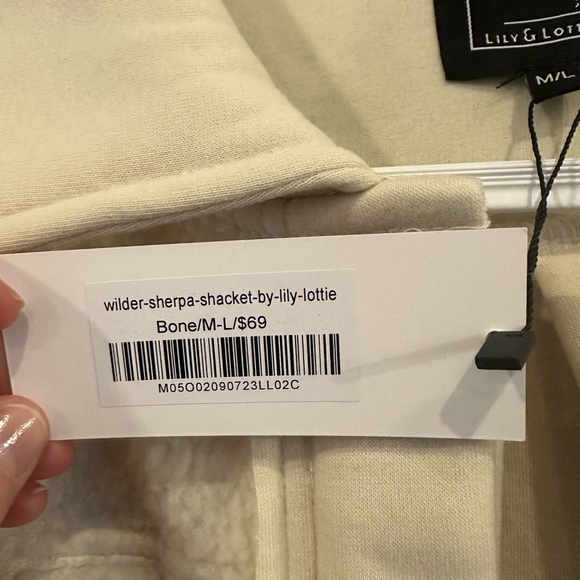 Sherpa Jacket by Lilly and Lottie - Picture 2 of 3